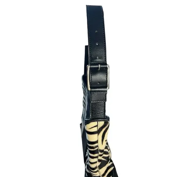 Lambertson Truex zebra shoulder bag purse calf hair Y2K designer - Picture 11 of 15